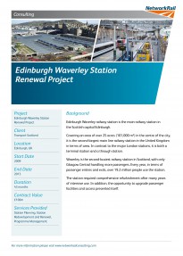 Edinburgh Waverley Station Renewal Project