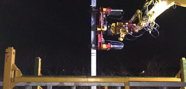 Electrification work between Manchester and Preston