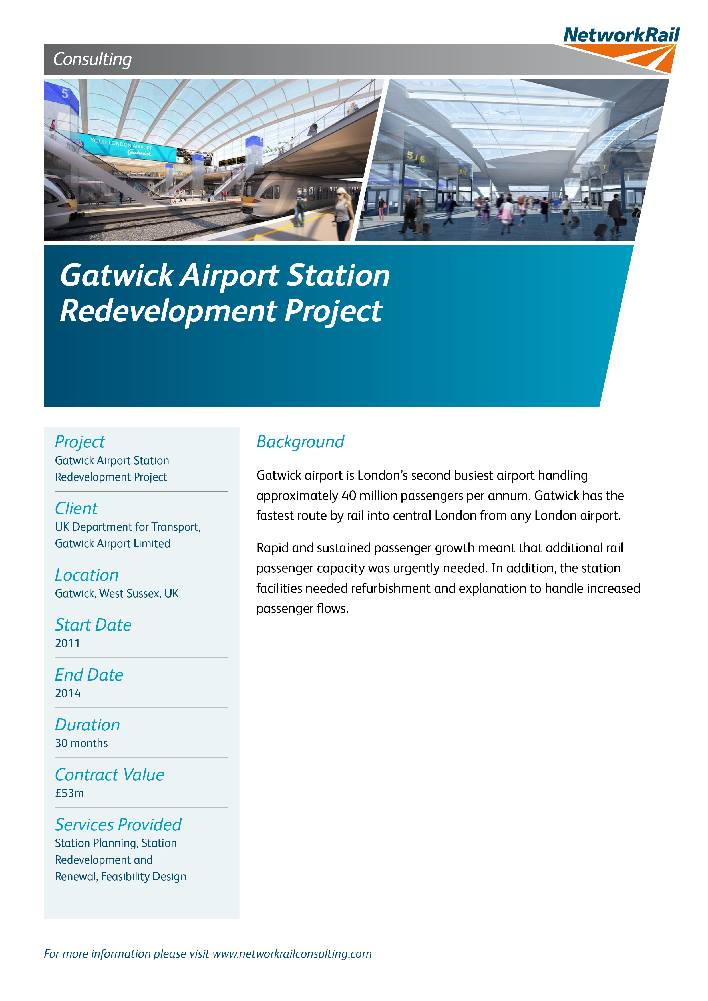 Gatwick Airport Station Redevelopment
