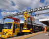Network Rail undertaking Crossrail overhead line replacement work at Shenfield