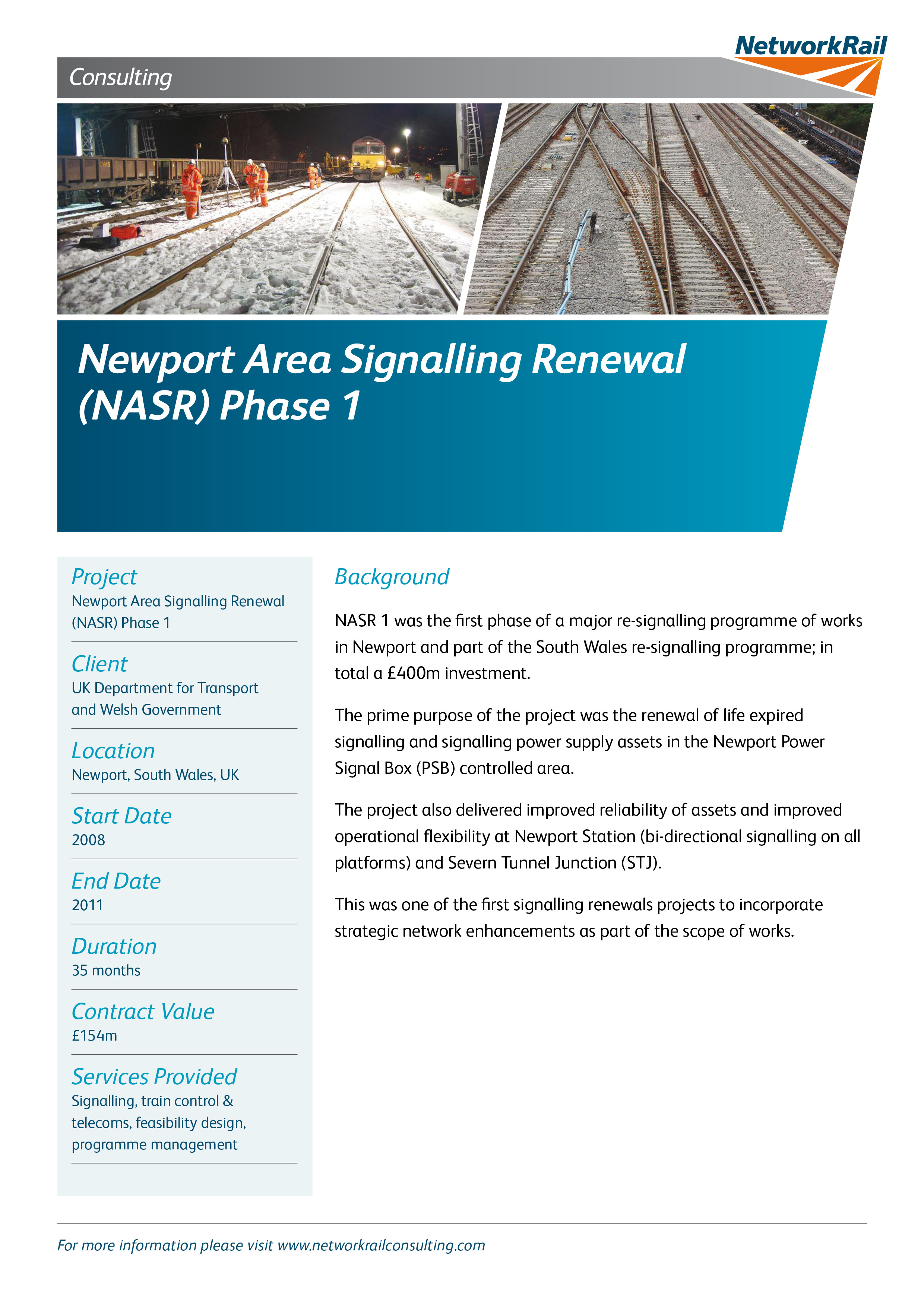 Newport Area Signalling Renewal NASR Phase 1