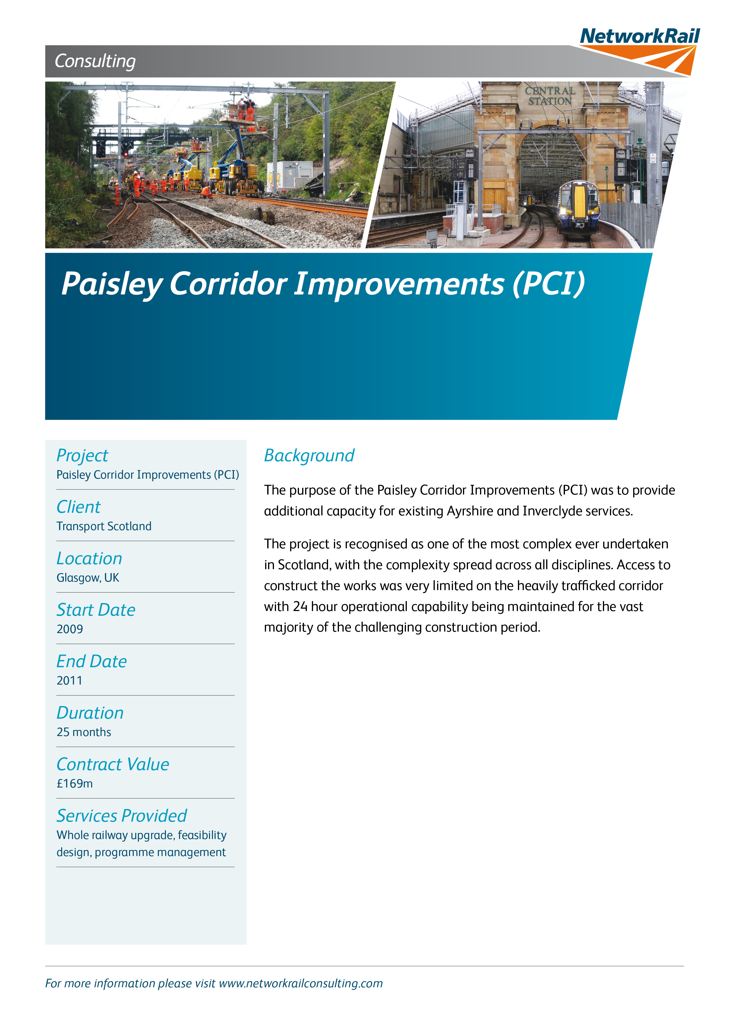 Paisley Corridor Improvements PCI