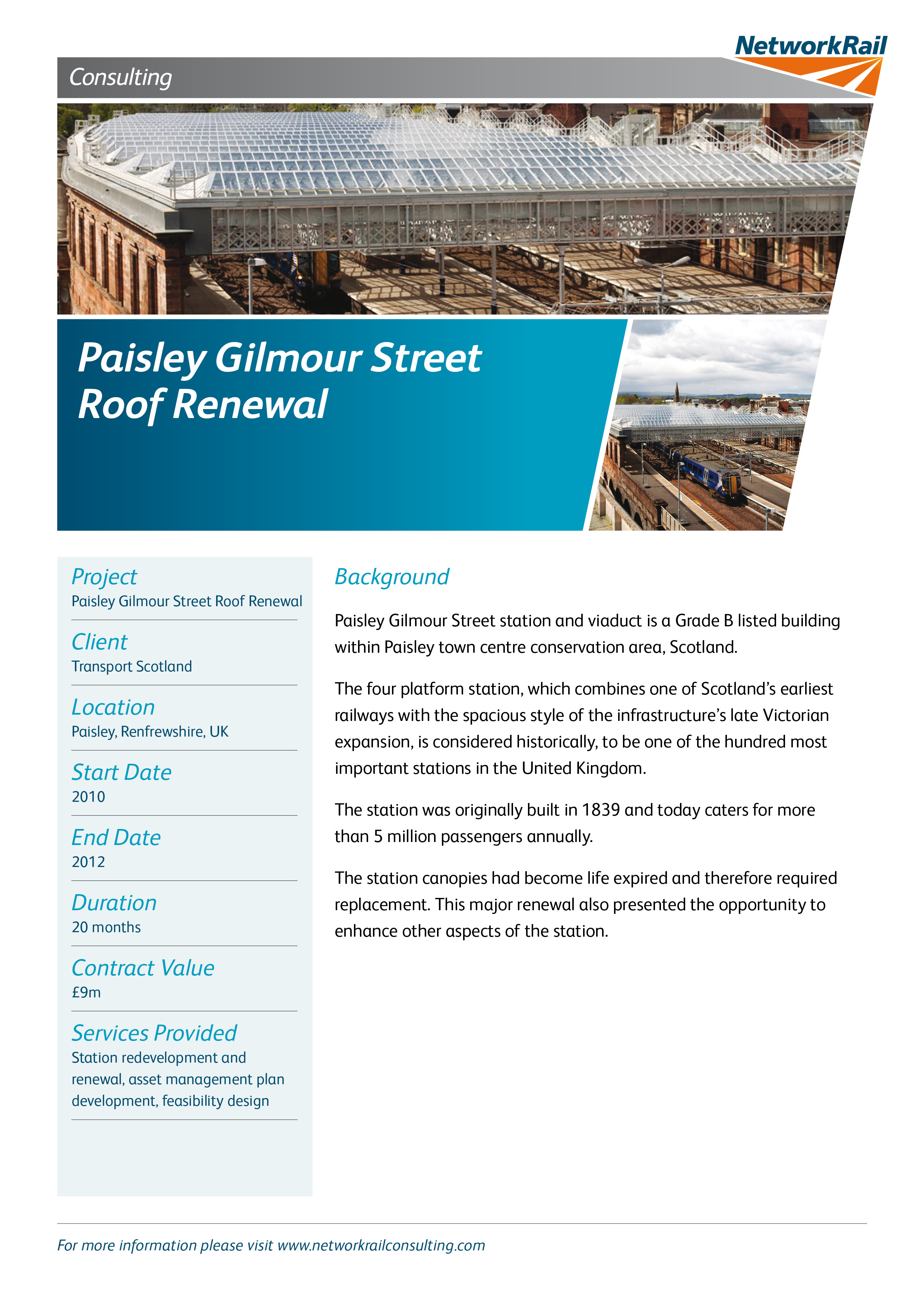 Paisley Gilmour Street Roof Renewal
