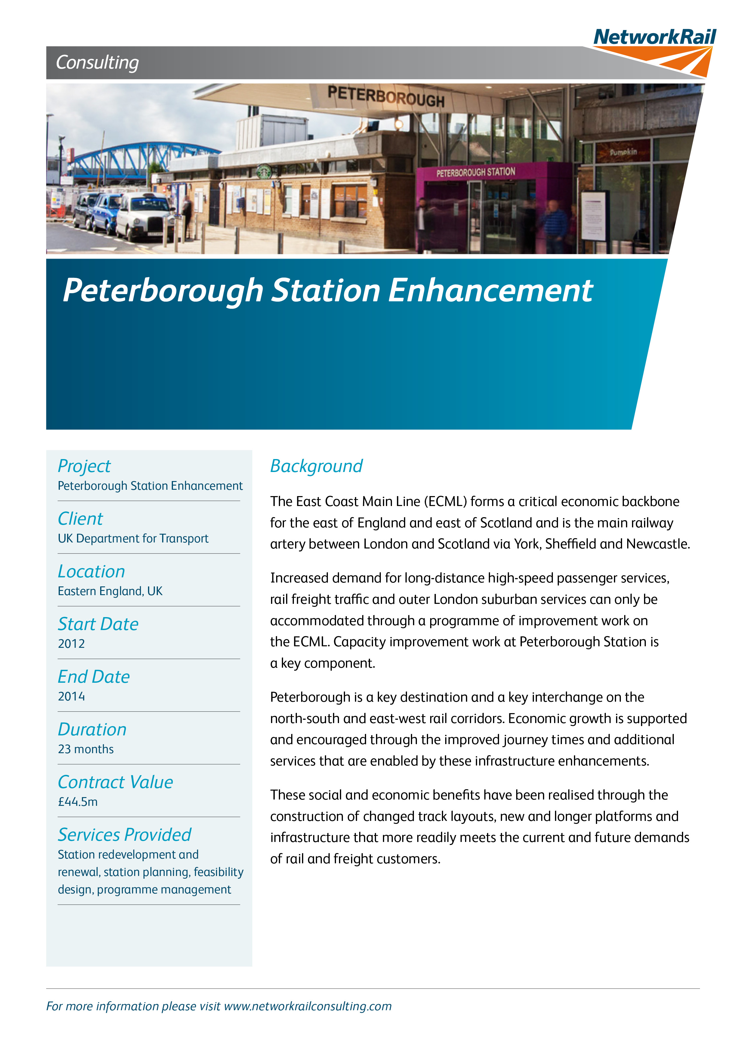 Peterborough Station Enhancement
