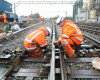 Point Gauging Team working on resignalling between Crewe and Shrewsbury