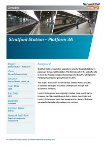 Stratford Station Platform 3A