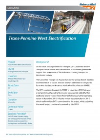 Trans Pennine West Electrification