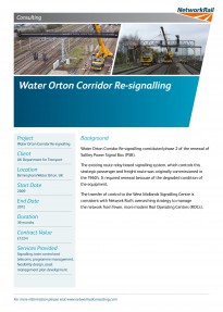 Water Orton Corridor Re Signalling